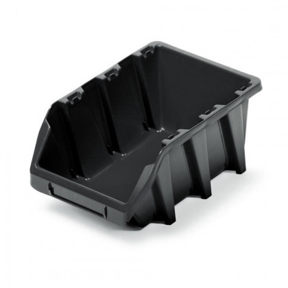 Plastový úložný box BINEER LONG 249x158x114 mm, černý