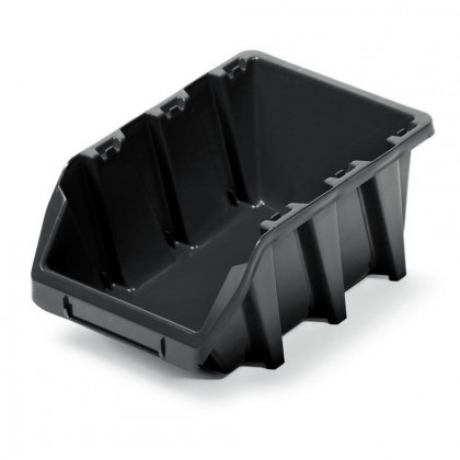 Plastový úložný box BINEER LONG 295x198x133 mm, černý