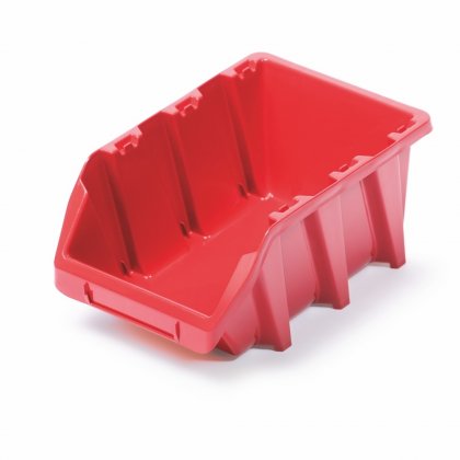 Plastový úložný box dlouhý 120x77x60 červený