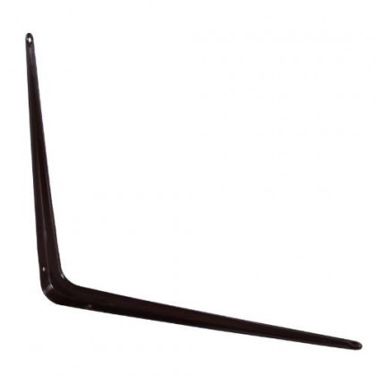 Plechová konzole Ina 350 x 300 mm, 20 kg, hnědá