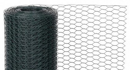 Pletivo GARDEN HEX PVC 13/0,9/1000mm RAL6005, šestihranné, chovatelské, 5m