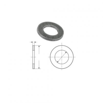 Podl.plochá A 100HV 31x56x4,0