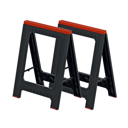 Podstavec stavební (koza) TITAN STAND černý, 1bal/2ks | 580x50x793 mm