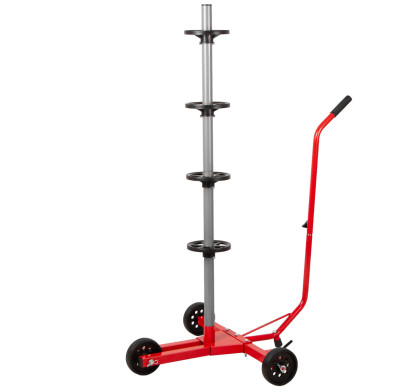 Pojízdný stojan na pneumatiky s disky