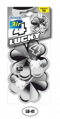 POWER Air - 3D papírový osvěžovač vzduchu LUCKY 4 Energy