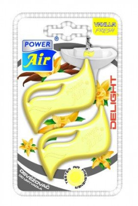 POWER Air - osvěžovač do umyvadla DELIGHT Vanilla Fresh - 2x 9…