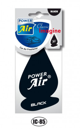 POWER Air - papírový osvěžovač vzduchu IMAGINE CLASSIC Black