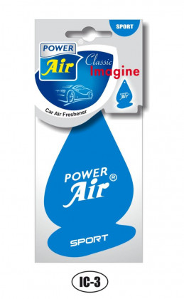 POWER Air - papírový osvěžovač vzduchu IMAGINE CLASSIC Sport