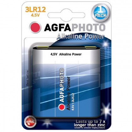 Power alkalická baterie 4,5V, AgfaPhoto 1ks blistr