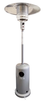 PRECIS - zahradní topidlo vč. příslušenství - stříbrné