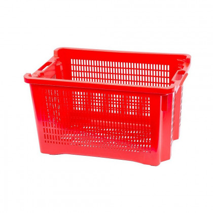 Přepravka ICS M402000 40lit, 56x35x31cm perforované stěny a dno