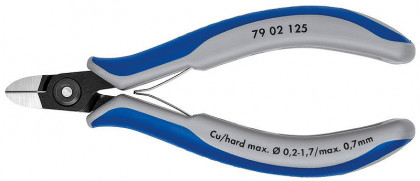Přesné boční štípací kleště na elektroniku brunýrované 125 mm  - 7902125