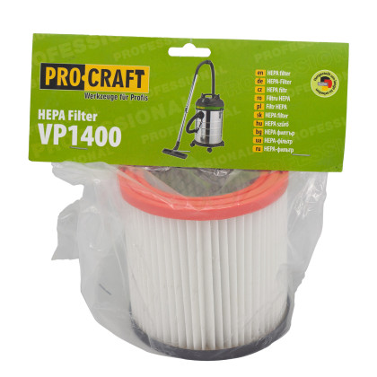 PROCRAFT FHVP1400 Filter HEPA pro průmyslový vysavač VP1400