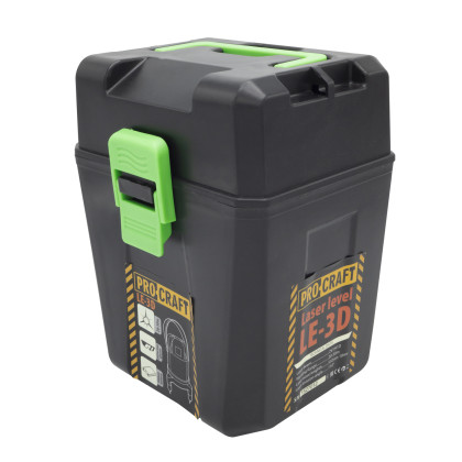 PROCRAFT LE-3D Laser zelený liniový, křížový samonivelační