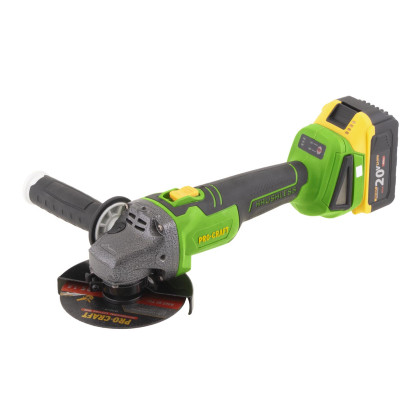 PROCRAFT PWA216 AKU úhlová bruska Li-ion 21V/4,0Ah bezuhlíková