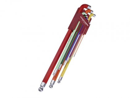 PROMO Souprava klíčů Inbus 1,5-10mm s kuličkou dlouhé 9ks