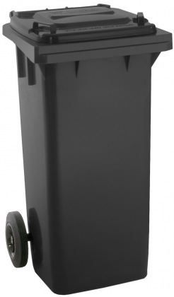 PROTECO popelnice s kolečky 120l černá