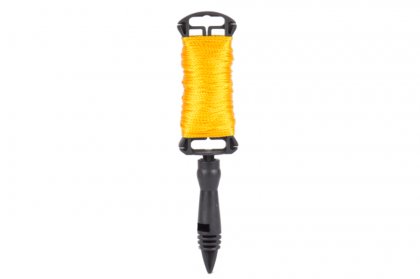 Provázek stavební s navíječem 1.7mm x 50m, žlutý