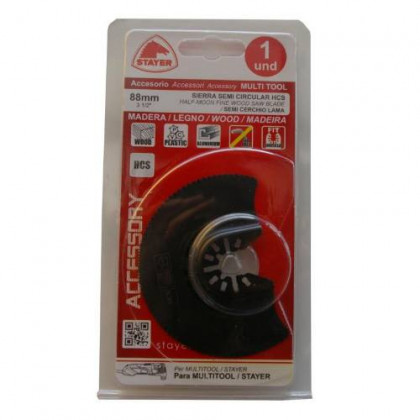 Půlkotouč segmentový HCS k MULTI, Ø 88 mm, STAYER