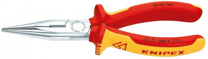 Půlkulaté kleště s břity chromované 160 mm  - 2506160