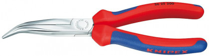 Půlkulaté kleště s břity chromované 200 mm  - 2625200