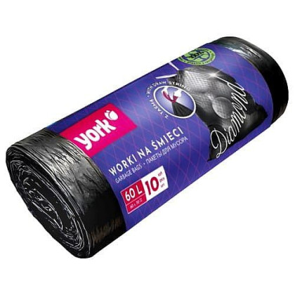 Pytle na odpad se stahovací šňůrkou 60l/10