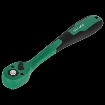 Ráčna s kompozitním povlakem 3/8” 72 zubů 200 mm  STALCO S-54043