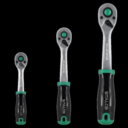 Ráčna zahnutá 1/2” 90T 255mm STALCO S011154312