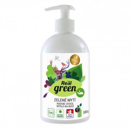 Real Green Clean zelené mytí (nádobí, ovoce, ruce) 500 g
