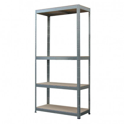 Regál kovový Racks MDF 700x300x1500mm, max. 150kg