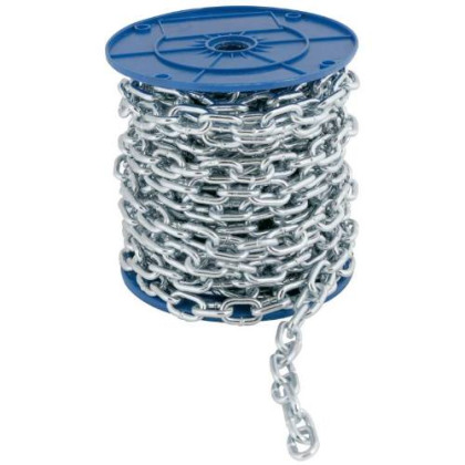 Řetěz krátké oko, 6 x 24/ 30 m, DIN 5685A