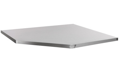 Rohová nerez pracovní deska PROFI, 1018 x 1018 x 38 mm - TGW34DS