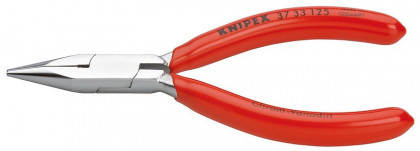 Rovné půlkulaté kleště 125 mm Knipex pro jemnou mechaniku chromované - 3733125