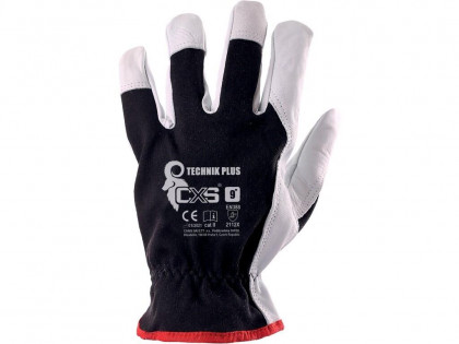 Rukavice CXS TECHNIK PLUS, s blistrem, kombinované, vel. 9