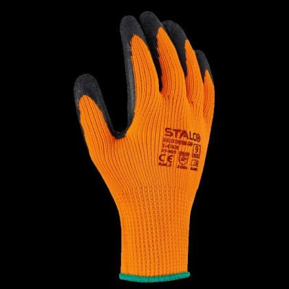 Rukavice polyesterové zateplené S-ECO THERMGRIP 11 STALCO S-47429