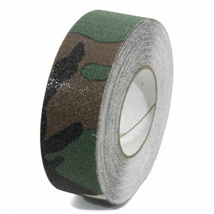 Různobarevná korundová protiskluzová páska FLOMA Standard - 18,3 x 2,5 cm tloušťka 0,7 mm