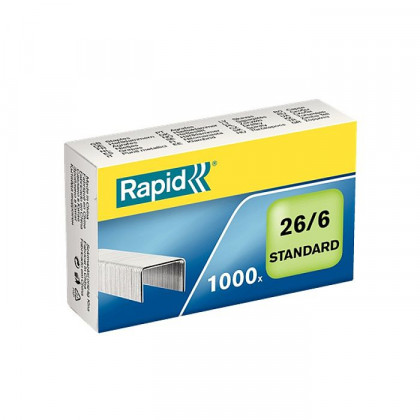 Rychlé spony Rapid č. 26/6, Standard, 1000 ks