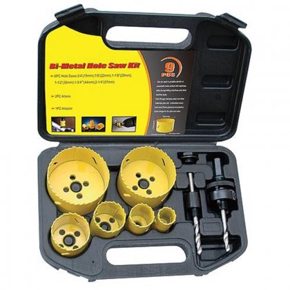 Sada bi-metal korunek do kovu (vykružovací pilky) BHS 6689, 9ks