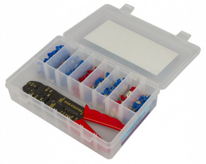 Sada elektrických konektorů s kleštěmi 200 ks - GE335