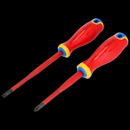 Sada elektro šroubováku 2ks 1000 V STALCO S-12282