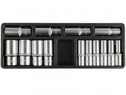 Sada hlubokých nástrčných klíčů, 1/2", 14 ks - LIACK384027