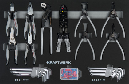 Sada kleští a klíčů Inbus, Torx 78ks COMPLETO EVA Basic Line