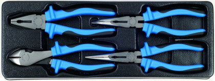 Sada kleští ve výplní do dílenského vozíku, 4 díly - LIACK384009