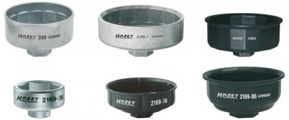 Sada miskových klíčů na olejové filtry HAZET 2169/6