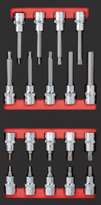 Sada nástavců 1/2"19ks "S" PROFI Line
