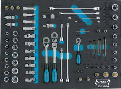 Sada nástrčných klíčů - 90ks 163-139/90