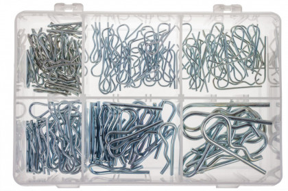 Sada pojistných závlaček, 150 ks, pozinkovaných - GE279