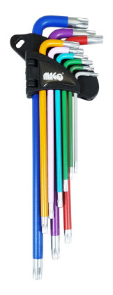 Sada TORX klíčů (prodloužené) T10 - T50 - 9 ks