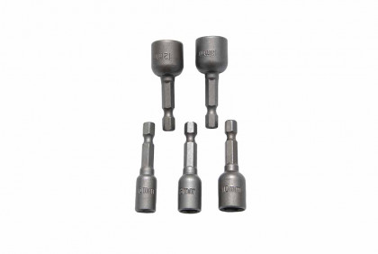 Sada utahovacích hlavic 1/4" s magnetem - 5 ks (6,8,10,12,13mm)