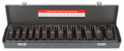 Sada vnitřních nástrčných klíčů 1/2", 13 ks - HT206403